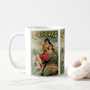 Mug Cabourg, station balnéaire de France, art de voyag