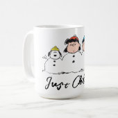 Mug cacahuètes | 3 Personne Snowman (Devant gauche)