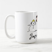 Mug cacahuètes | 3 Personne Snowman (Gauche)