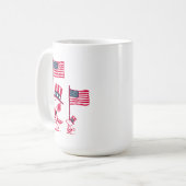 Mug cacahuètes | American Summer Old Glory (Devant gauche)