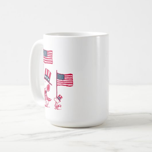 Mug cacahuètes | American Summer Old Glory (Devant gauche)
