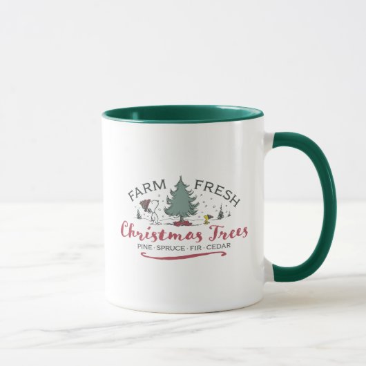 Mug cacahuètes | Arbres de Noël frais de ferme (Droite)