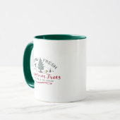 Mug cacahuètes | Arbres de Noël frais de ferme (Devant gauche)