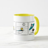 Mug cacahuètes | Bois de bois à la plage (Devant droit)