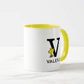 Mug cacahuètes | Bois Nom et monogramme V (Devant droit)