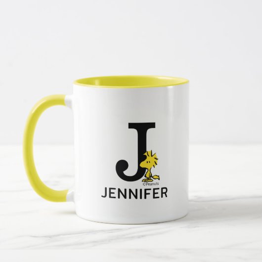 Mug cacahuètes | Bois Nom et monographie J (Gauche)