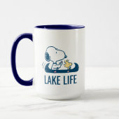 Mug cacahuètes | Canoë Snoopy & Woodstock (Gauche)