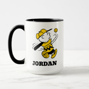 Mug cacahuètes   Charlie Brown à Bat