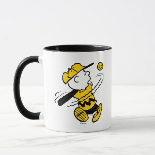 Mug cacahuètes   Charlie Brown à Bat