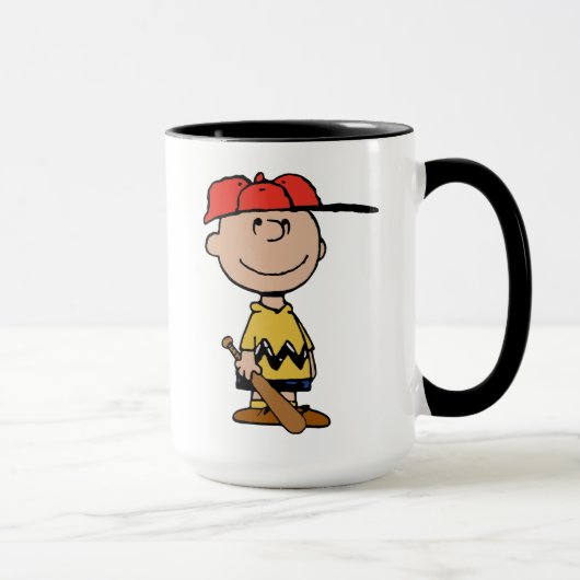 Mug cacahuètes | Charlie Brown Baseball Smile (Droite)