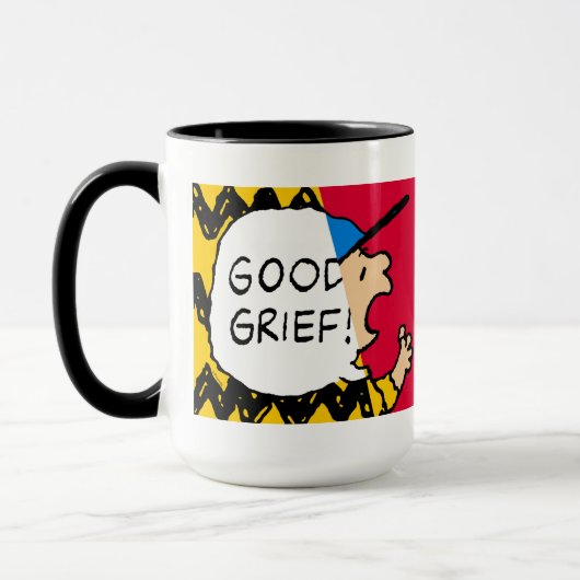 Mug cacahuètes | Charlie Brown Bon Grief Half & Half (Gauche)