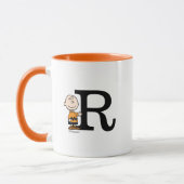 Mug cacahuètes | Charlie Brown Monogramme R (Gauche)