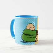 Mug cacahuètes | Charlie Brown & Woodstock Half & Half (Devant gauche)