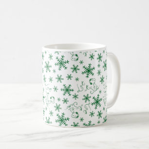 Mug cacahuètes   Christmas Snoopy Let It Snow Motif