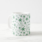 Mug cacahuètes | Christmas Snoopy Let It Snow Motif (Devant gauche)