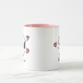 Mug cacahuètes | Coeurs de snoopy (Centre)