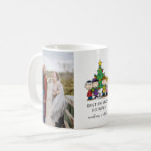 Mug cacahuètes de Noël | Meilleures photos d'amis (Devant gauche)