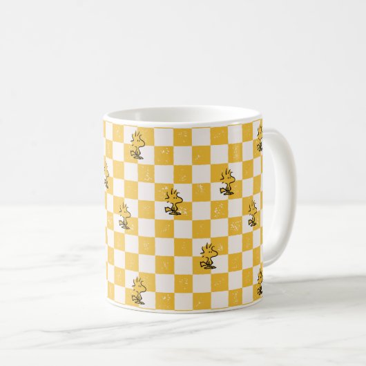 Mug cacahuètes | Drapeau À damiers bois (Devant droit)