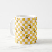 Mug cacahuètes | Drapeau À damiers bois (Devant gauche)