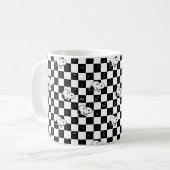 Mug cacahuètes | Drapeau À damiers Snoopy (Devant gauche)