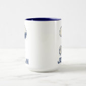 Mug cacahuètes en fleur | Ajouter Votre Nom (Centre)
