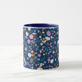 Mug cacahuètes en Motif de fleurs (Centre)