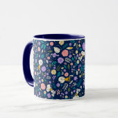 Mug cacahuètes en Motif de fleurs (Devant gauche)