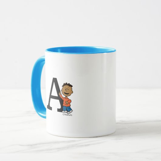 Mug cacahuètes | Franklin Monogram A (Devant gauche)