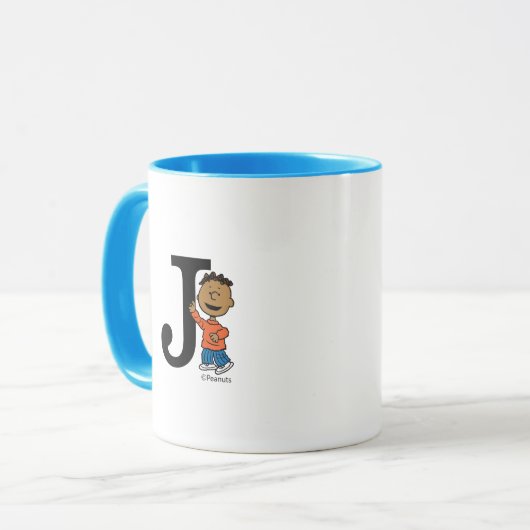 Mug cacahuètes | Franklin Monogram J (Devant gauche)