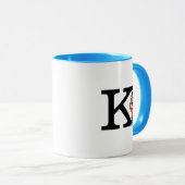 Mug cacahuètes | Franklin Monogram K (Devant droit)