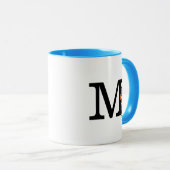 Mug cacahuètes | Franklin Monogram M (Devant droit)