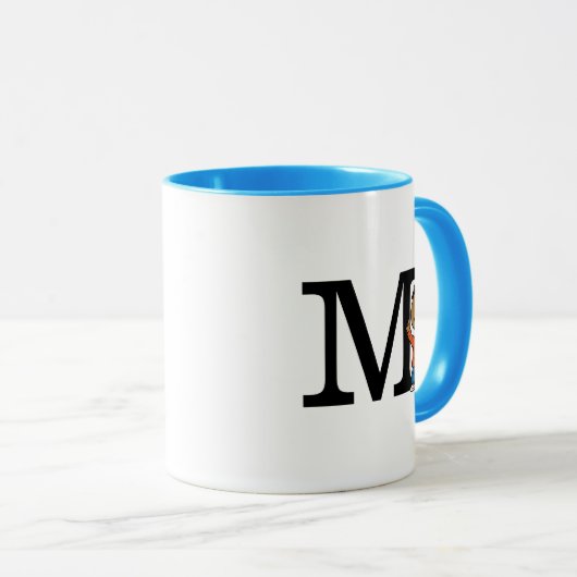 Mug cacahuètes | Franklin Monogram M (Devant droit)