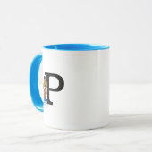 Mug cacahuètes | Franklin Monogram P (Devant gauche)