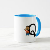 Mug cacahuètes | Franklin Monogram Q (Devant droit)