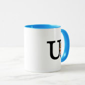 Mug cacahuètes | Franklin Monogram U (Devant droit)