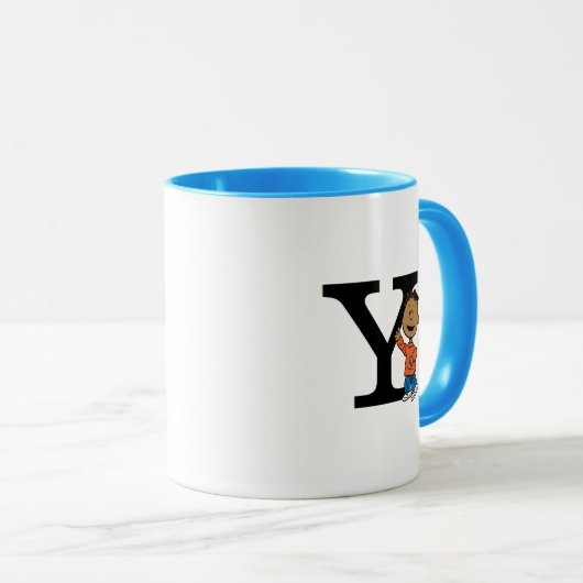 Mug cacahuètes | Franklin Monogram Y (Devant droit)
