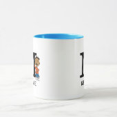 Mug cacahuètes | Franklin Name & Monogram M (Centre)