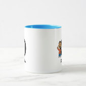 Mug cacahuètes | Franklin Name & Monogram O (Centre)