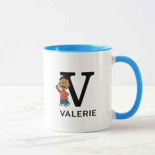 Mug cacahuètes Franklin Name & Monogram V