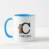 Mug cacahuètes | Franklin Nom & Monogram C (Gauche)