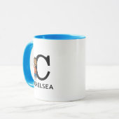 Mug cacahuètes | Franklin Nom & Monogram C (Devant gauche)