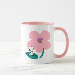 Mug cacahuètes Illustration Nature Rose Flower