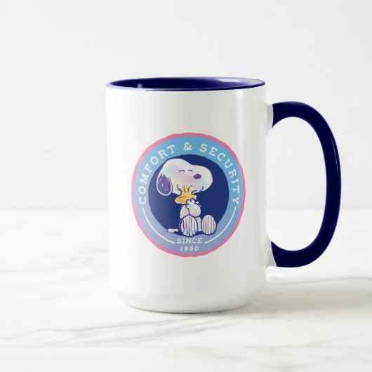 Mug cacahuètes | Insigne de confort et de sécurité ble (Droite)