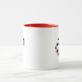 Mug cacahuètes | "Joe Cool" debout | Monogramme F (Centre)