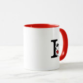 Mug cacahuètes | "Joe Cool" debout | Monogramme I (Devant droit)