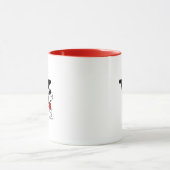 Mug cacahuètes | "Joe Cool" debout | Monogramme V (Centre)