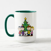 Mug cacahuètes | La Bande autour de l'arbre de Noël (Gauche)
