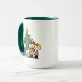 Mug cacahuètes | La Bande autour de l'arbre de Noël (Devant gauche)