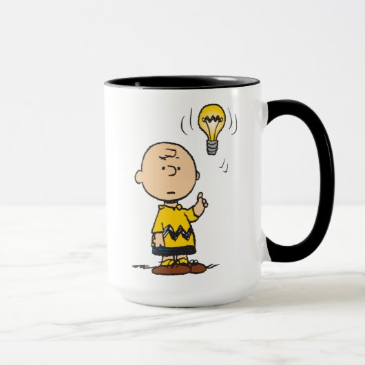 Mug cacahuètes | L'idée de l'ampoule de Charlie Brown (Droite)