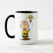 Mug cacahuètes | L'idée de l'ampoule de Charlie Brown (Gauche)